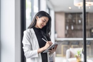 SGP Credit - Personal Loan With Low Interest Rate | Beautiful asian doctor Education profession doctor in white uni